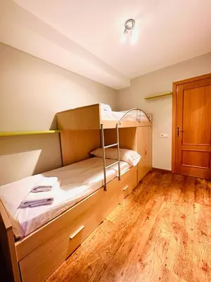 Cama o camas de una habitación en Apartamento Alberto