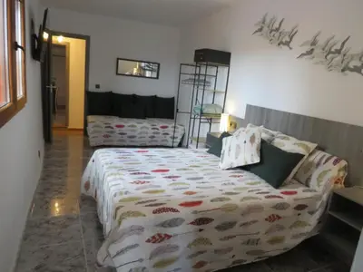 Cama o camas de una habitación en Casa Rural El Pescador